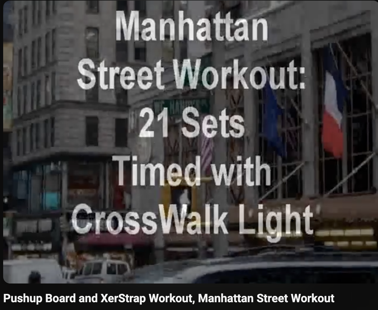 PhenixFitts Manhattan Street workout