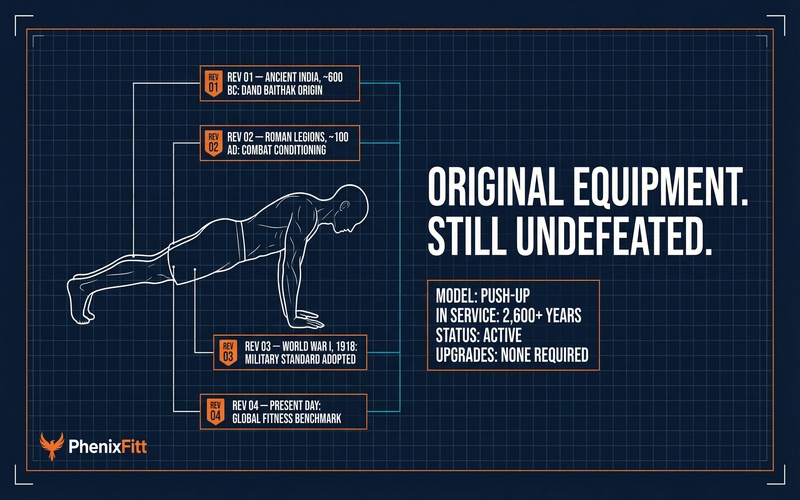 Push up the original equipment is all you need. 