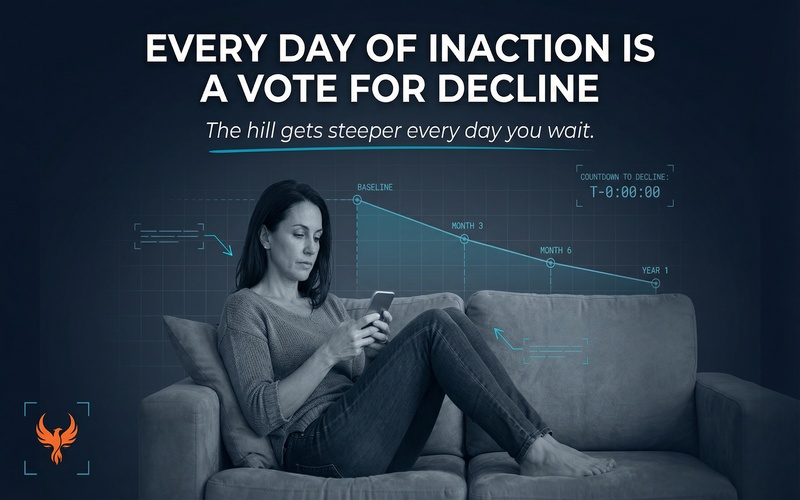 you are standing at the bottom of a mountain that you built yourself