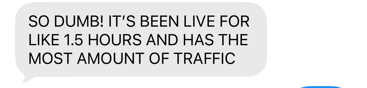 Launch traffic report