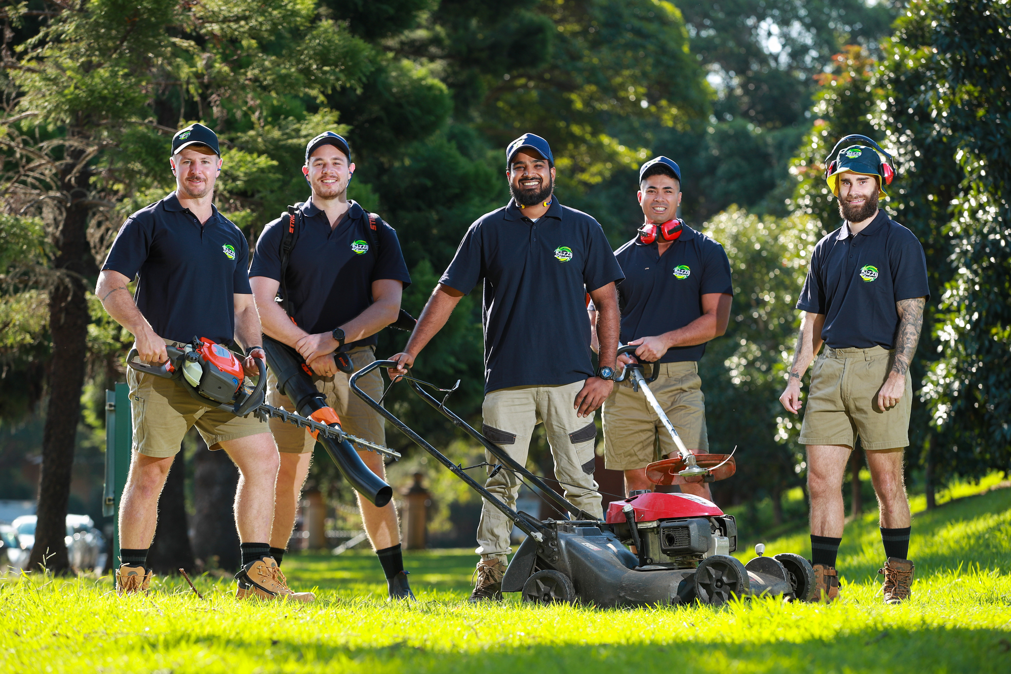 Bizzy Mowing team