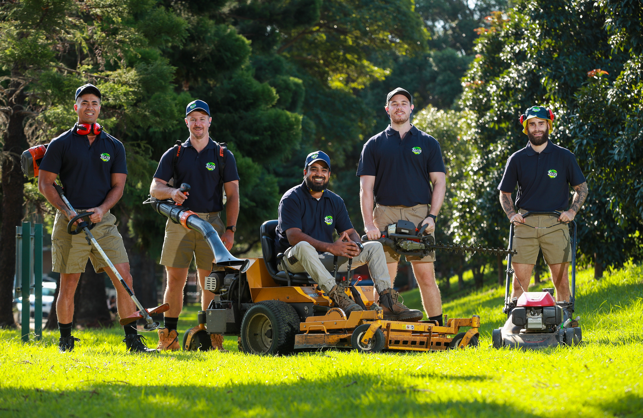 Bizzy Mowing team