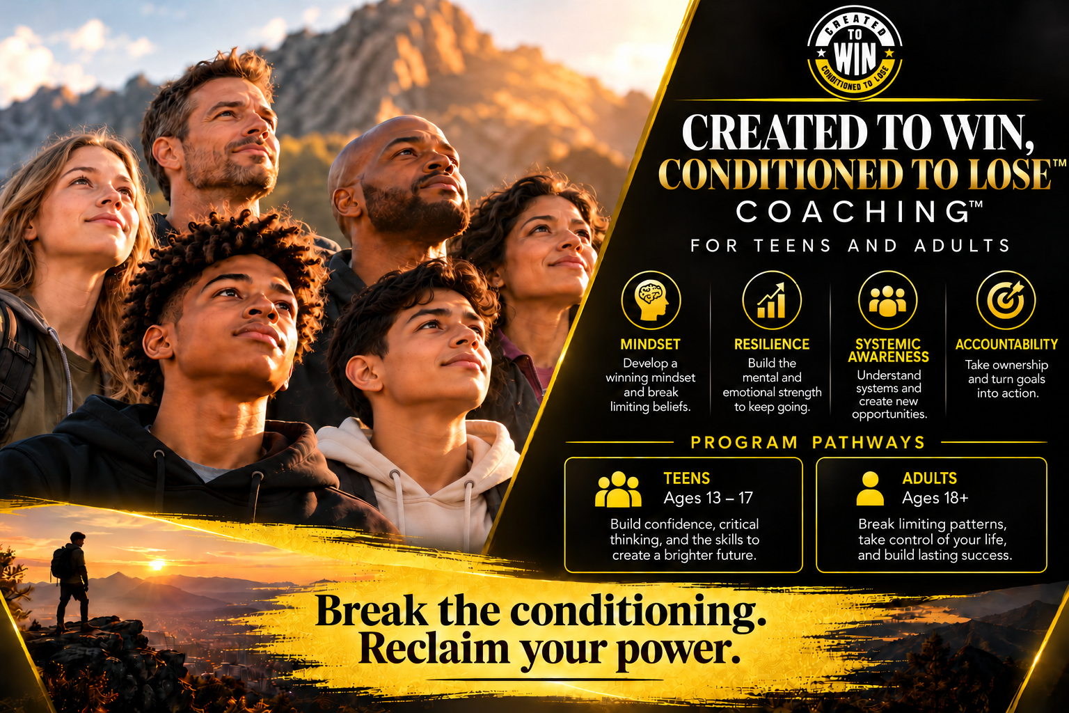 Created To Win, Conditioned To Lose