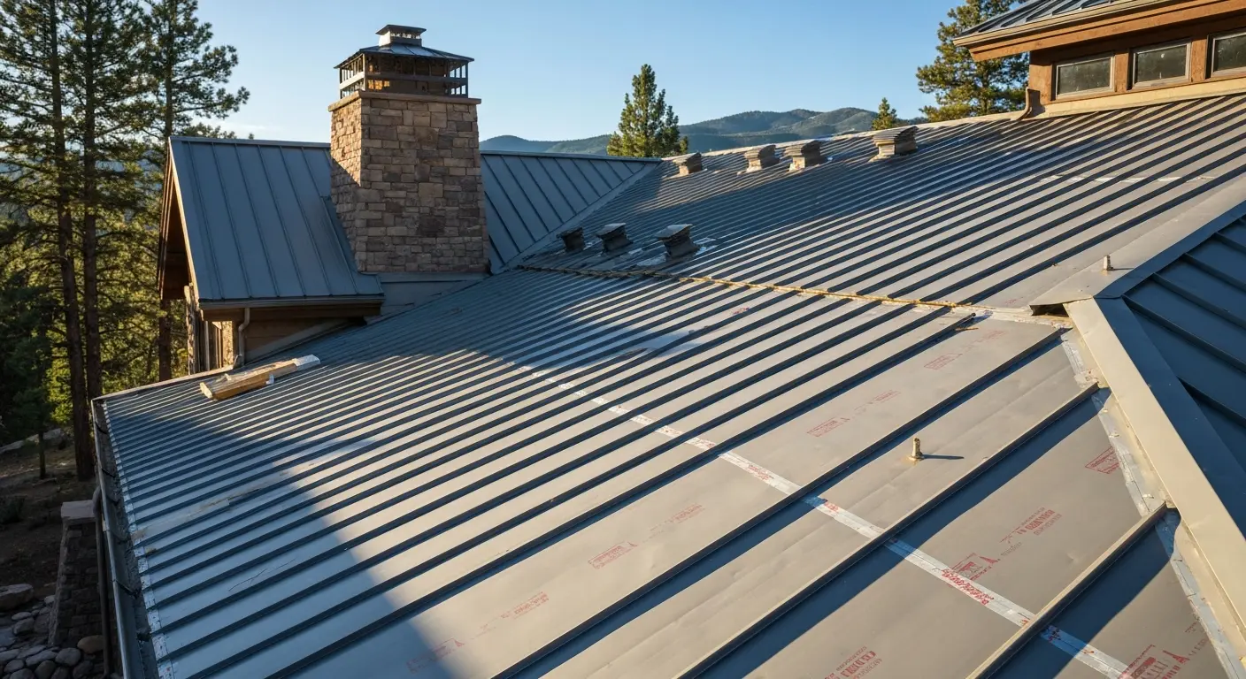 Residential roof installation