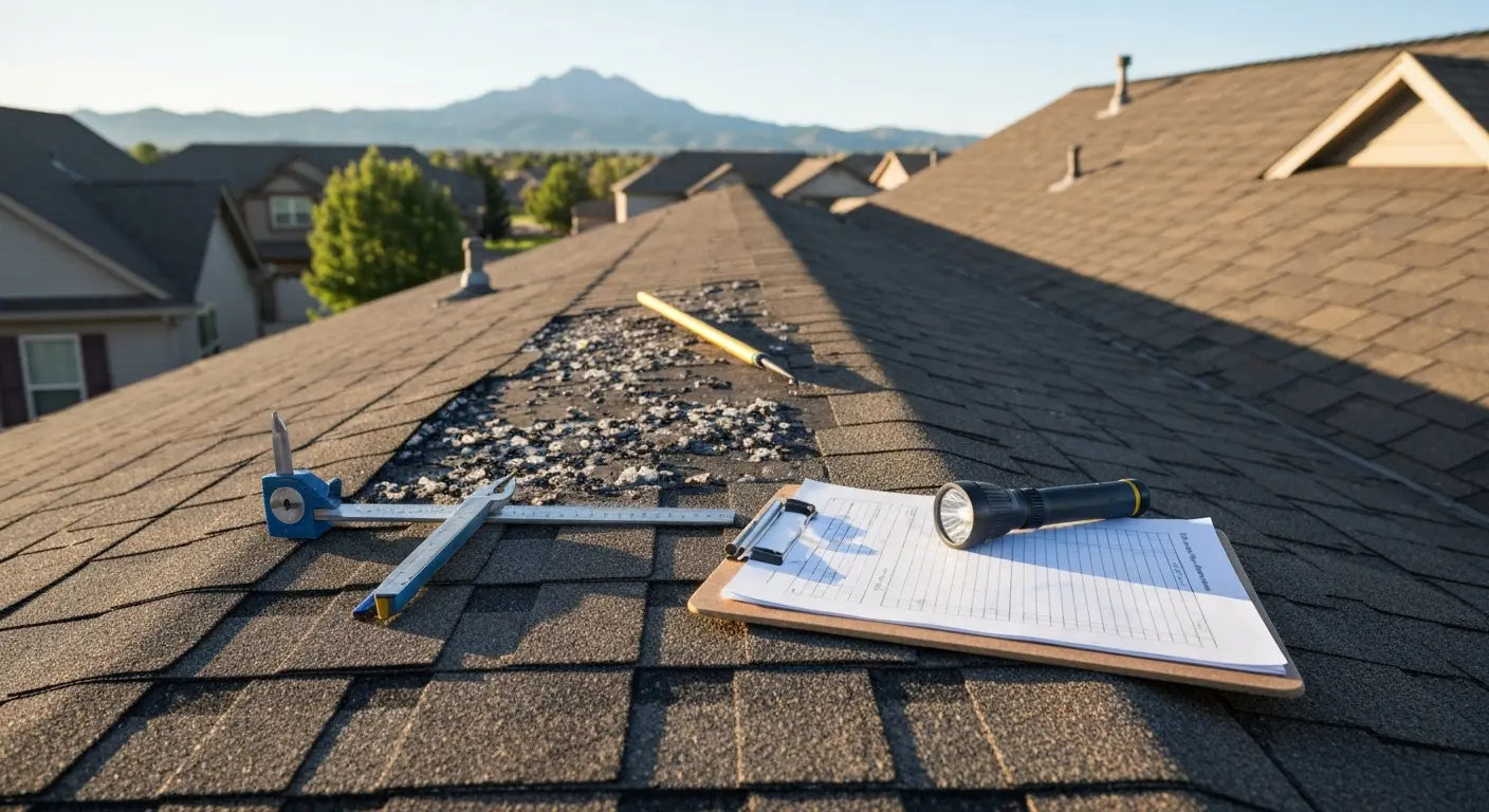 Storm damage inspection
