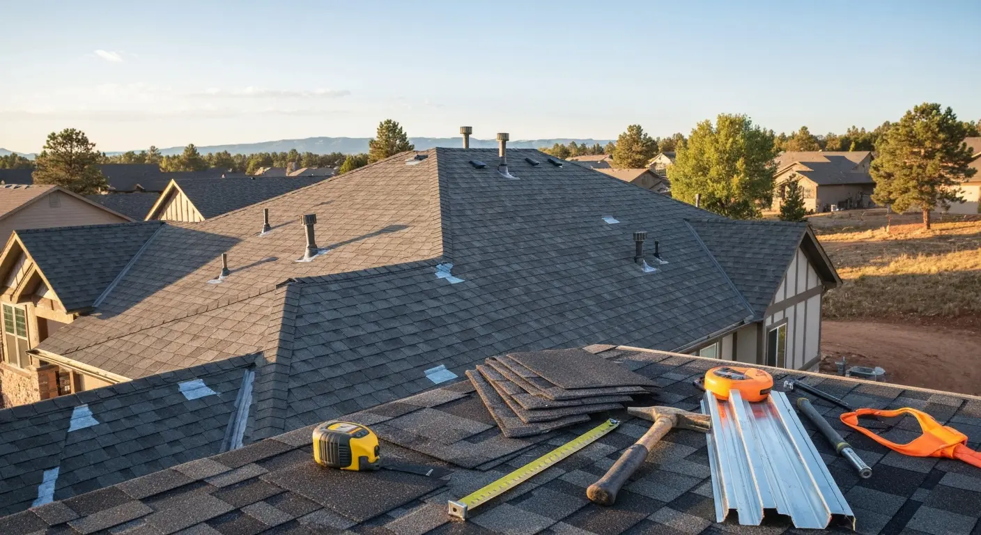 Monument roofing service coverage area