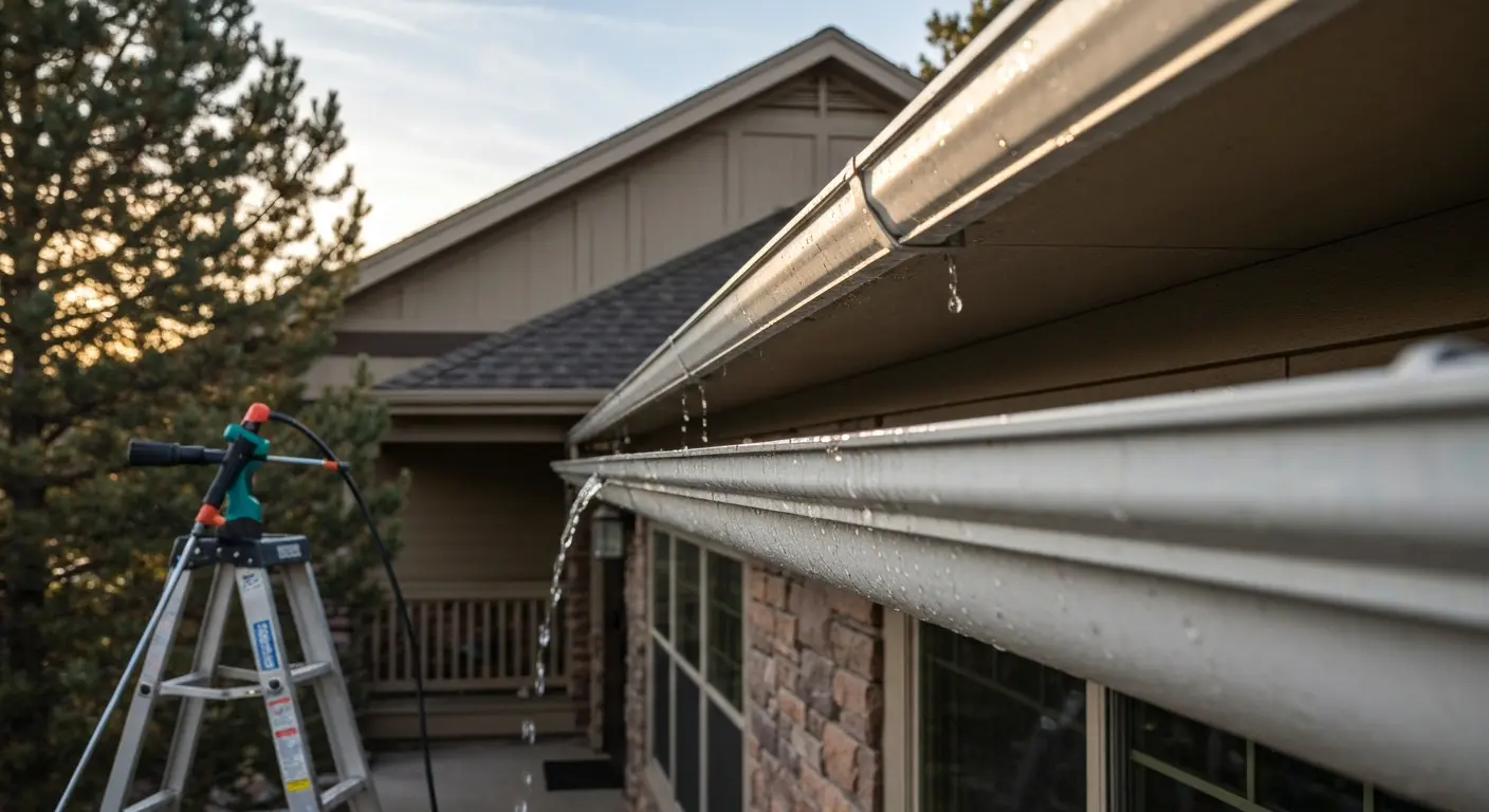 Gutter cleaning service