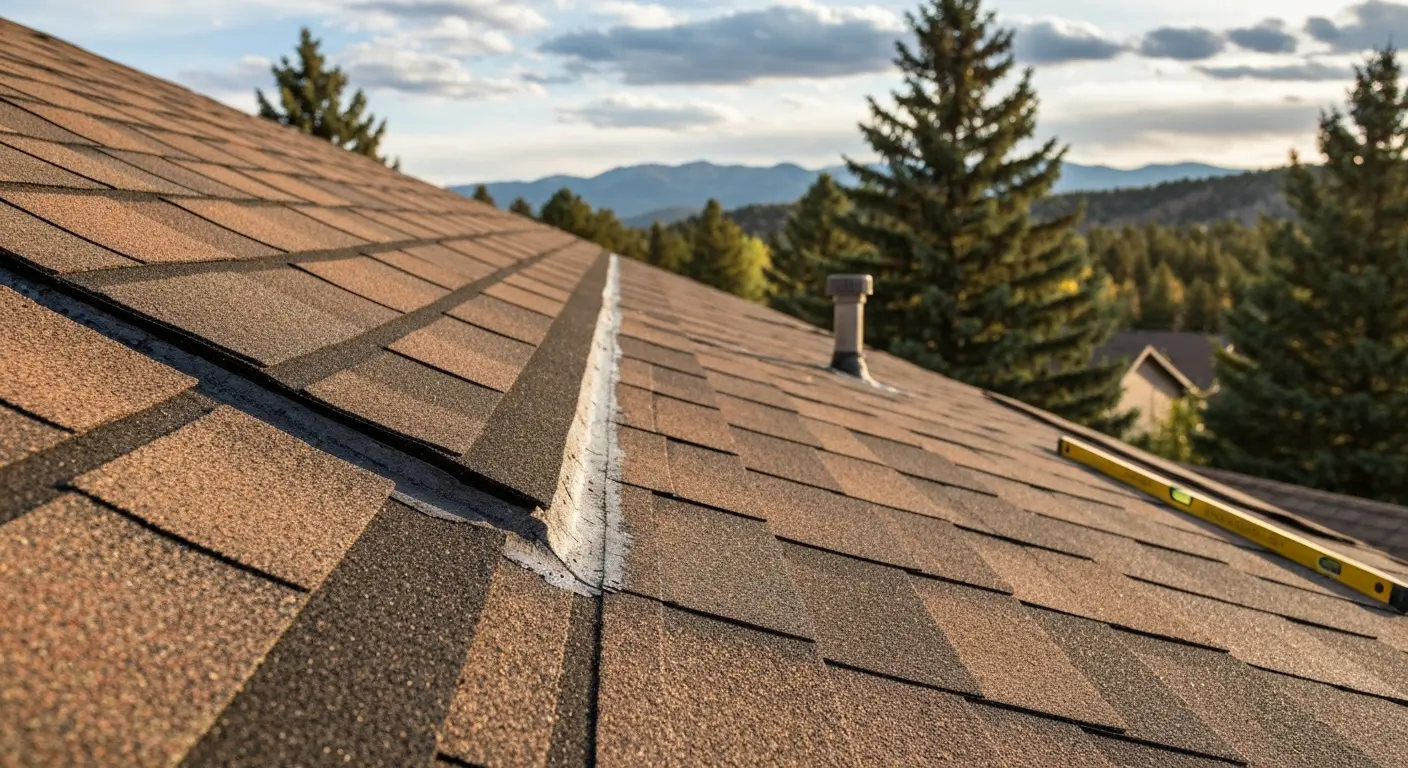Roof repair work