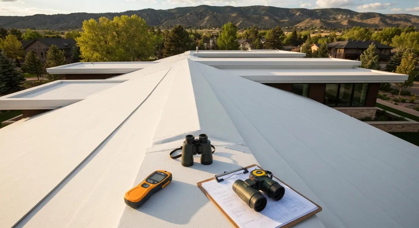 Professional roof inspection
