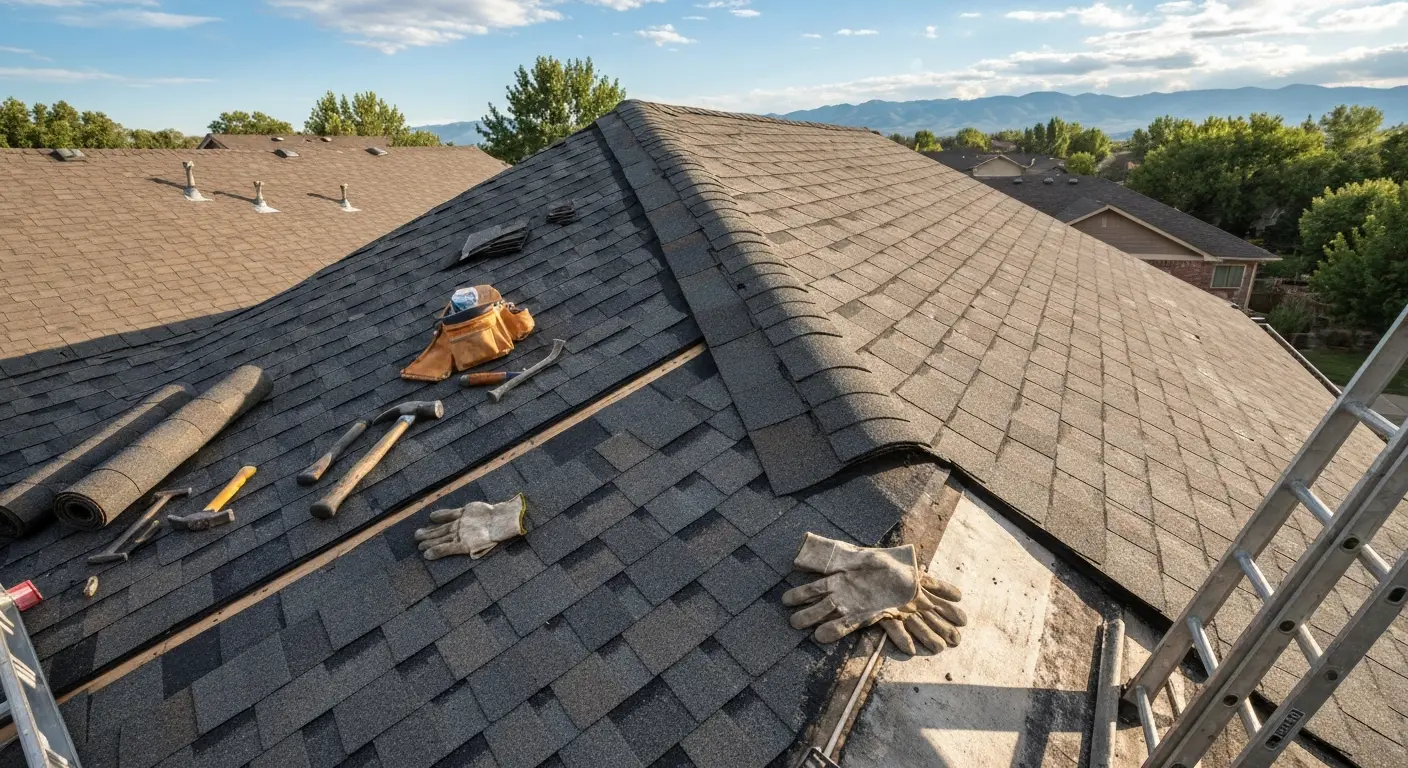 Residential roof repair