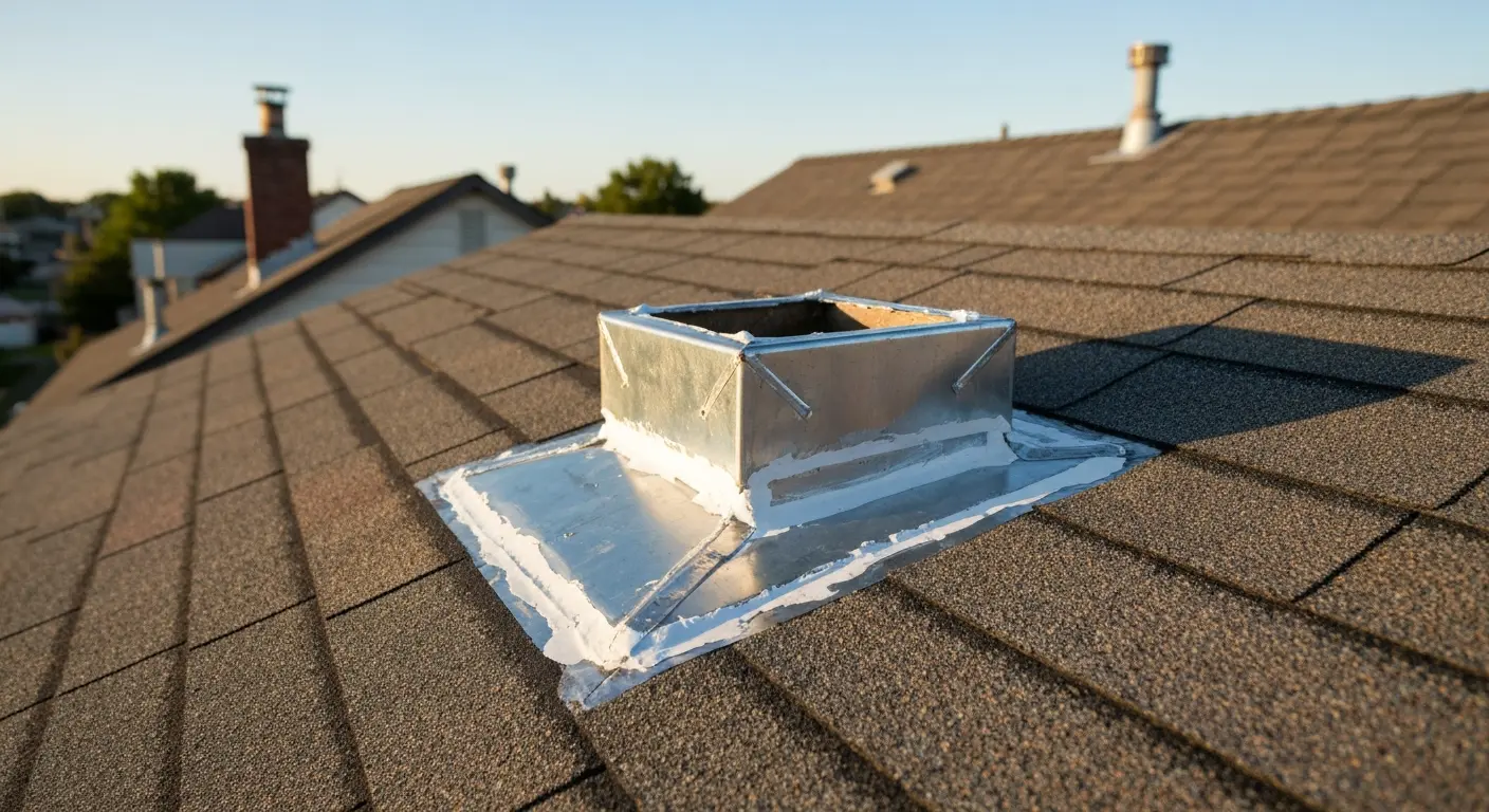 Roof flashing repair