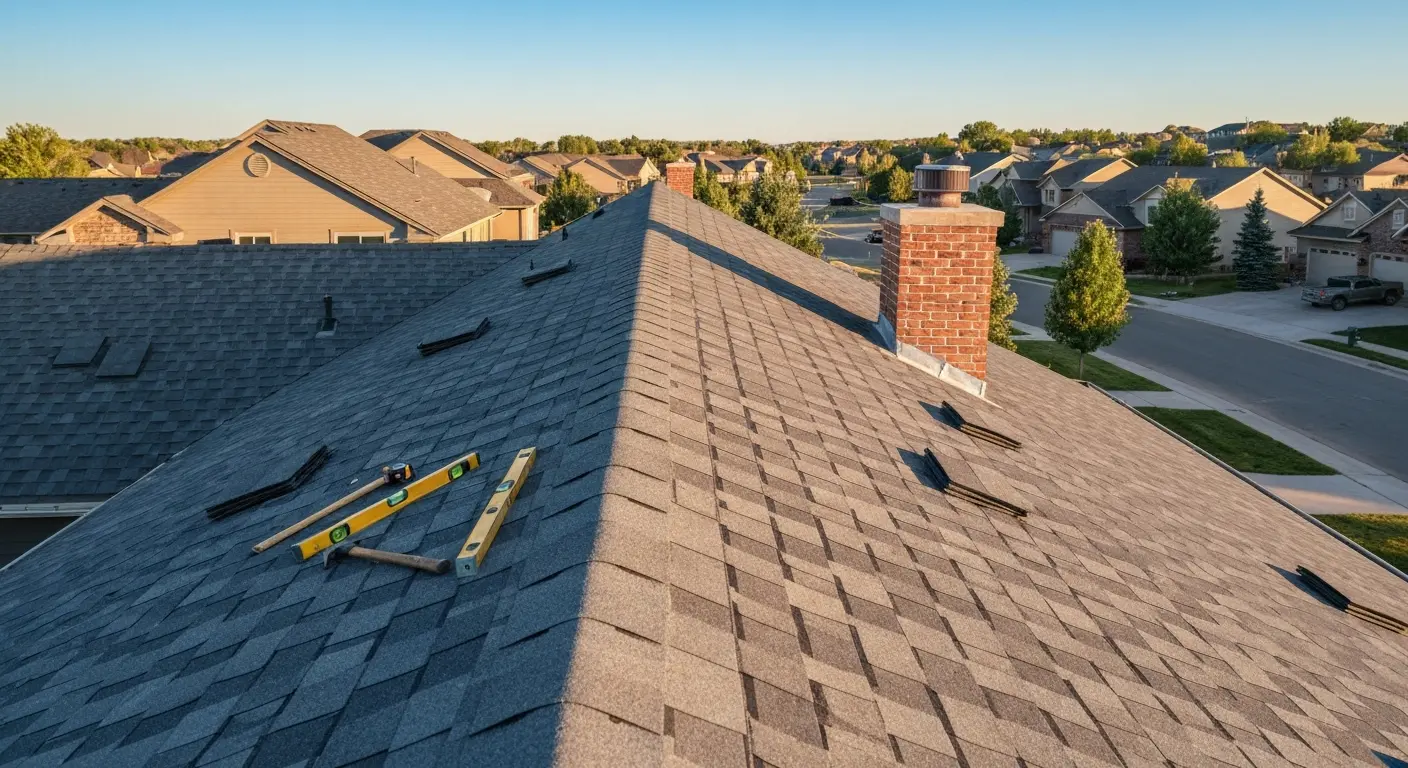 Residential roofing project in Parker