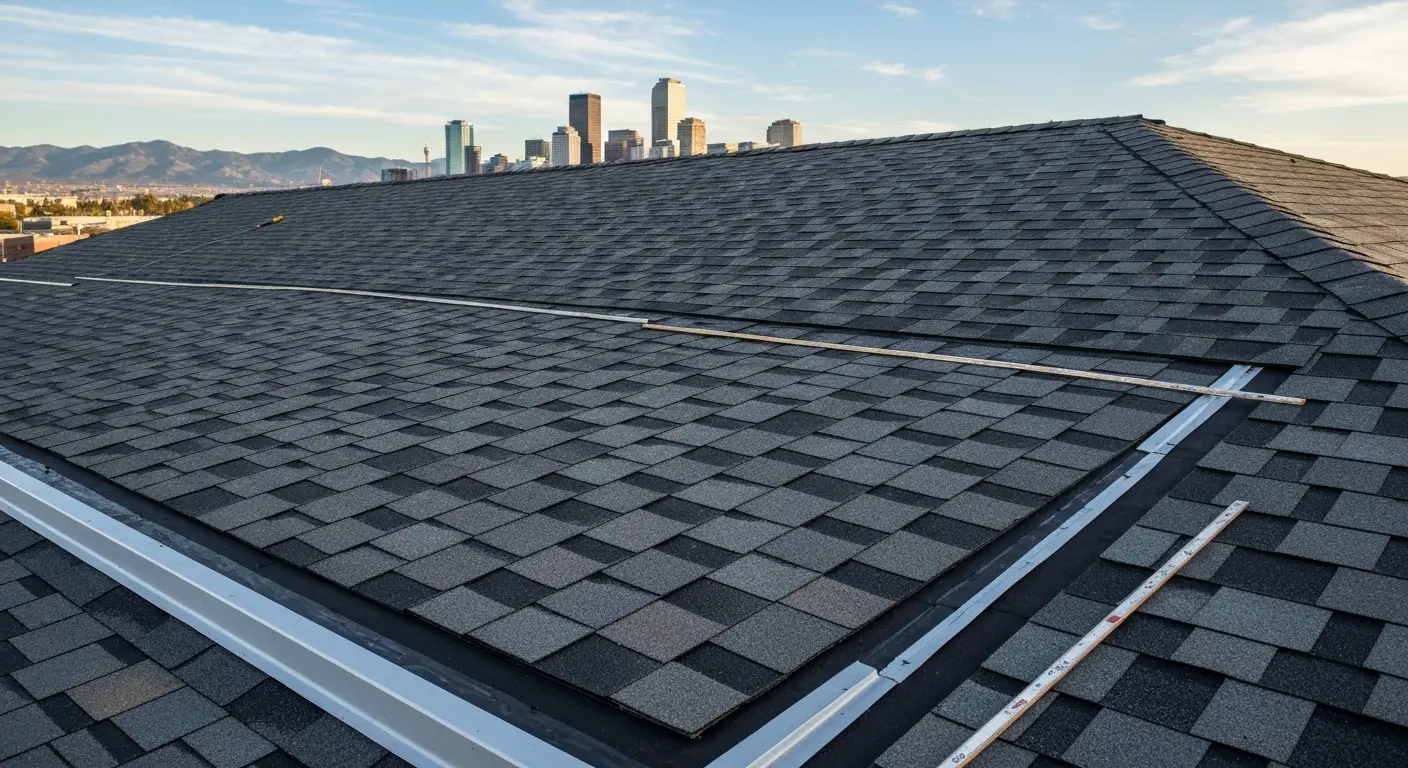 Shingle roof replacement project