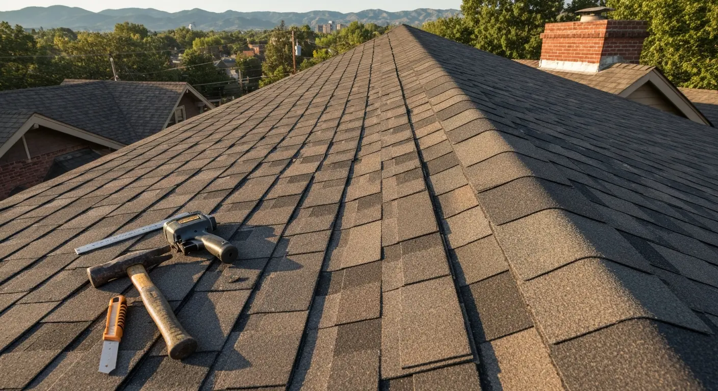 Shingle roof installation