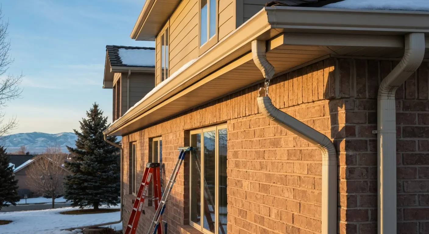 Gutter cleaning and repair