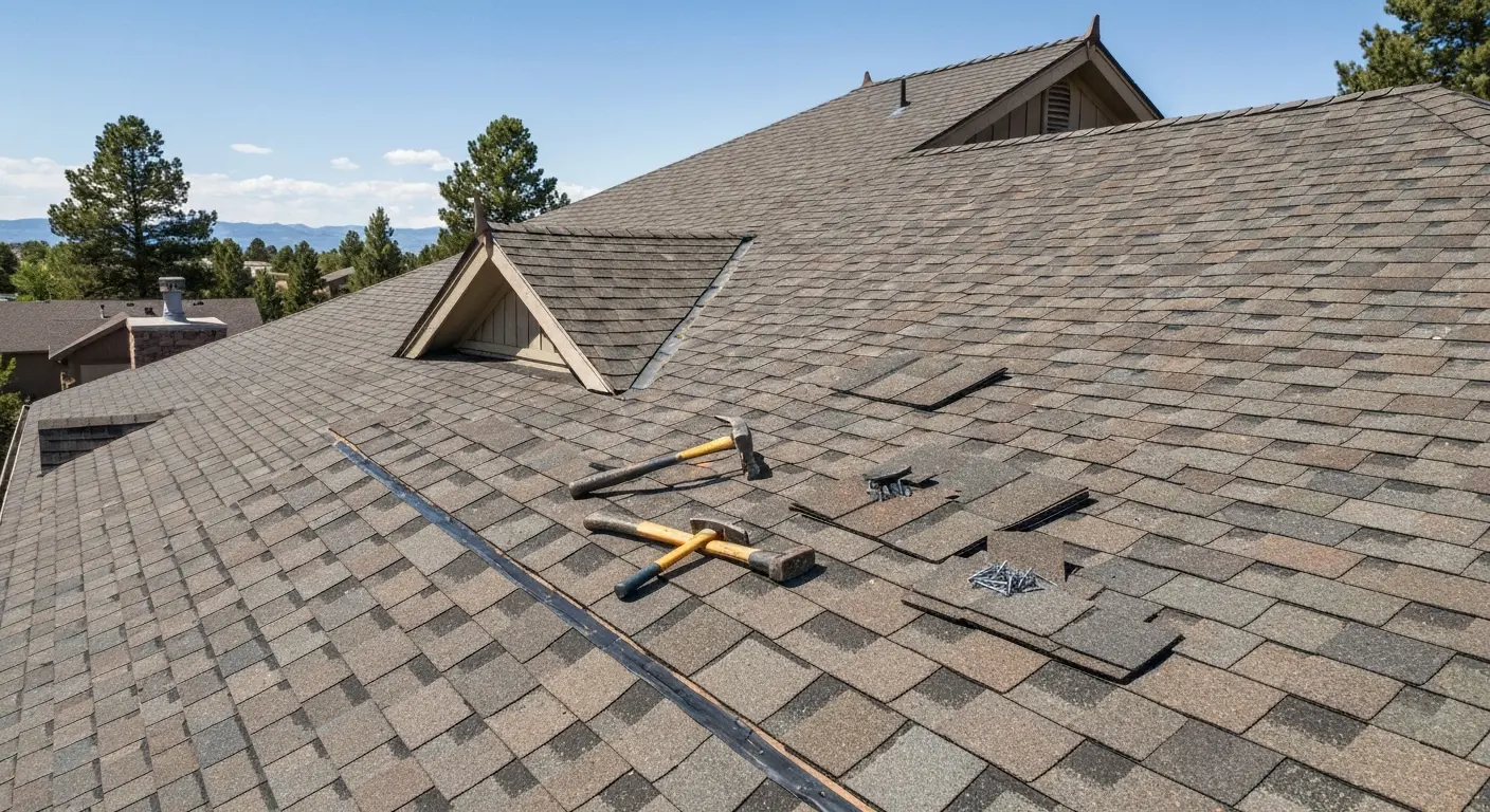 Shingle roof installation