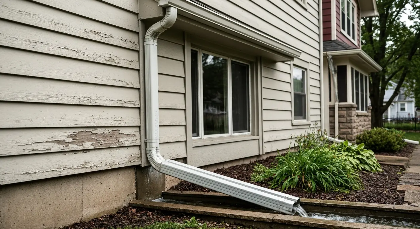 Downspout drainage system