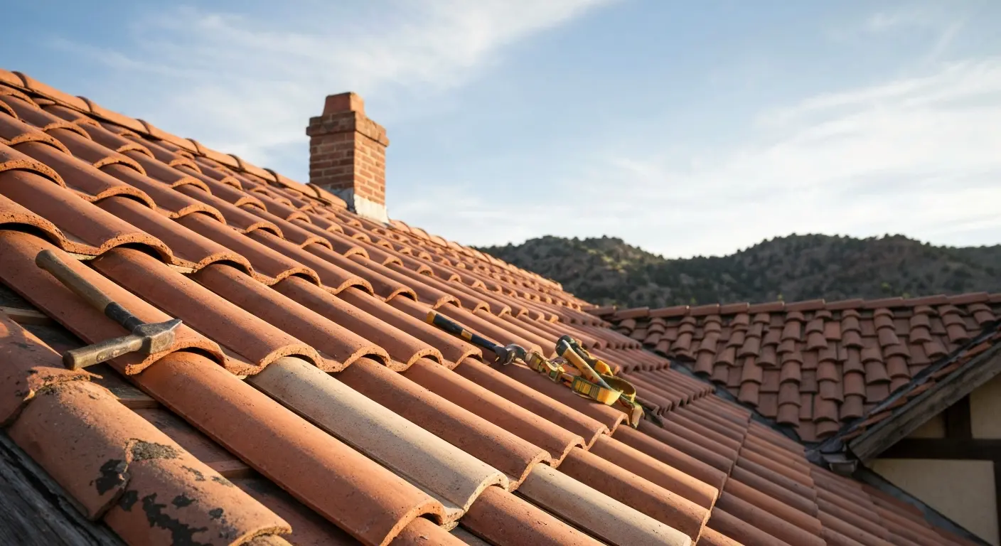 Tile roof repairs