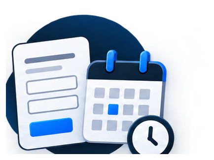 Forms and calendars icon