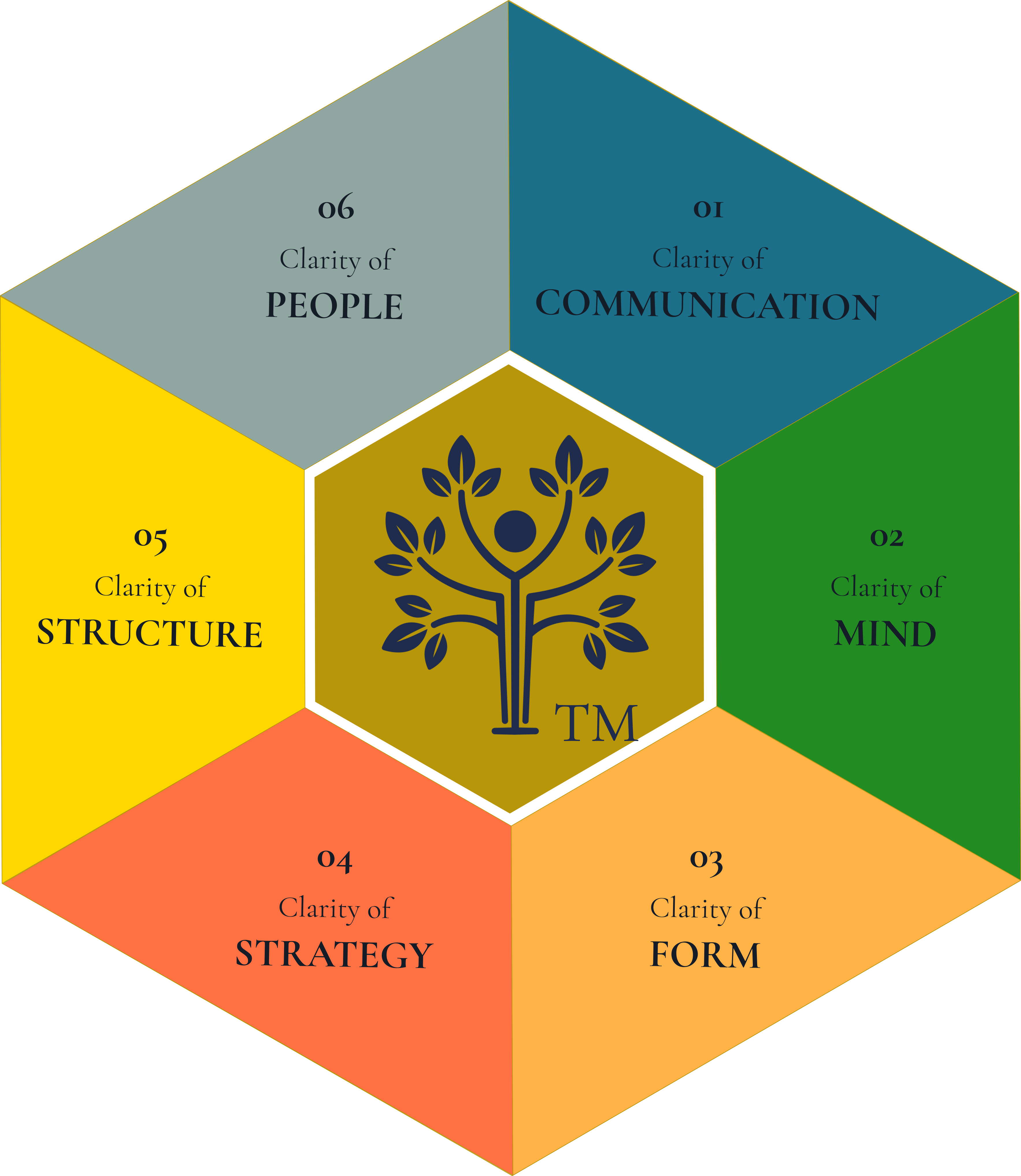 The Six Clarities — Metamorphosis Worldwide methodology