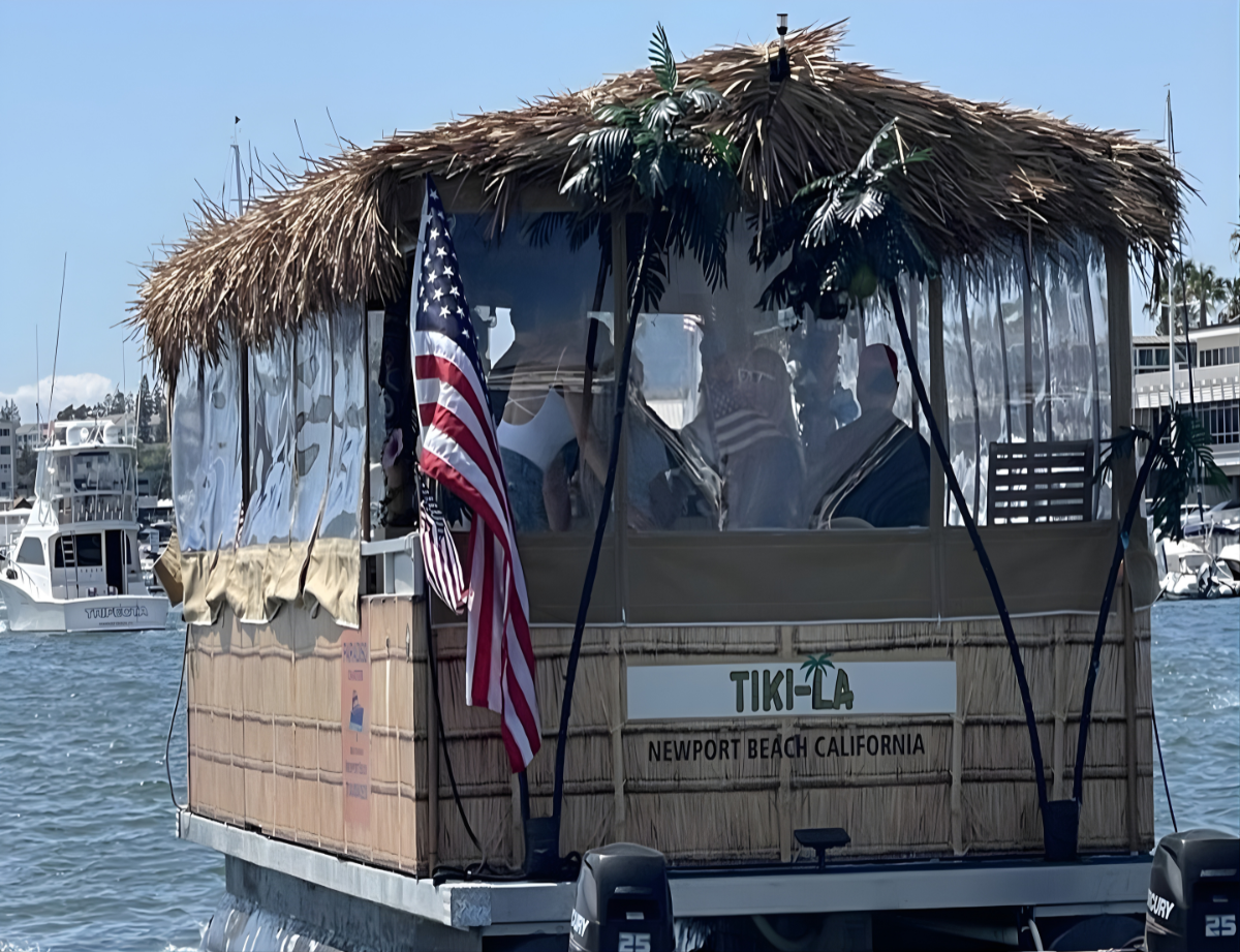 Tropical vibes on Tiki boat