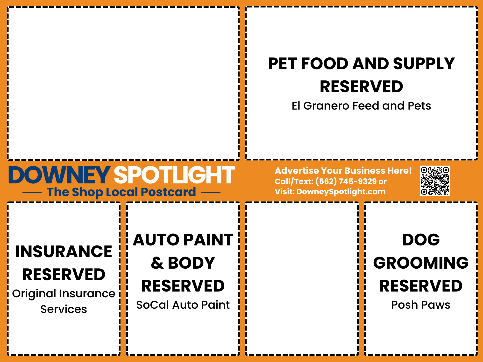 Downey Spotlight direct mail advertising sample