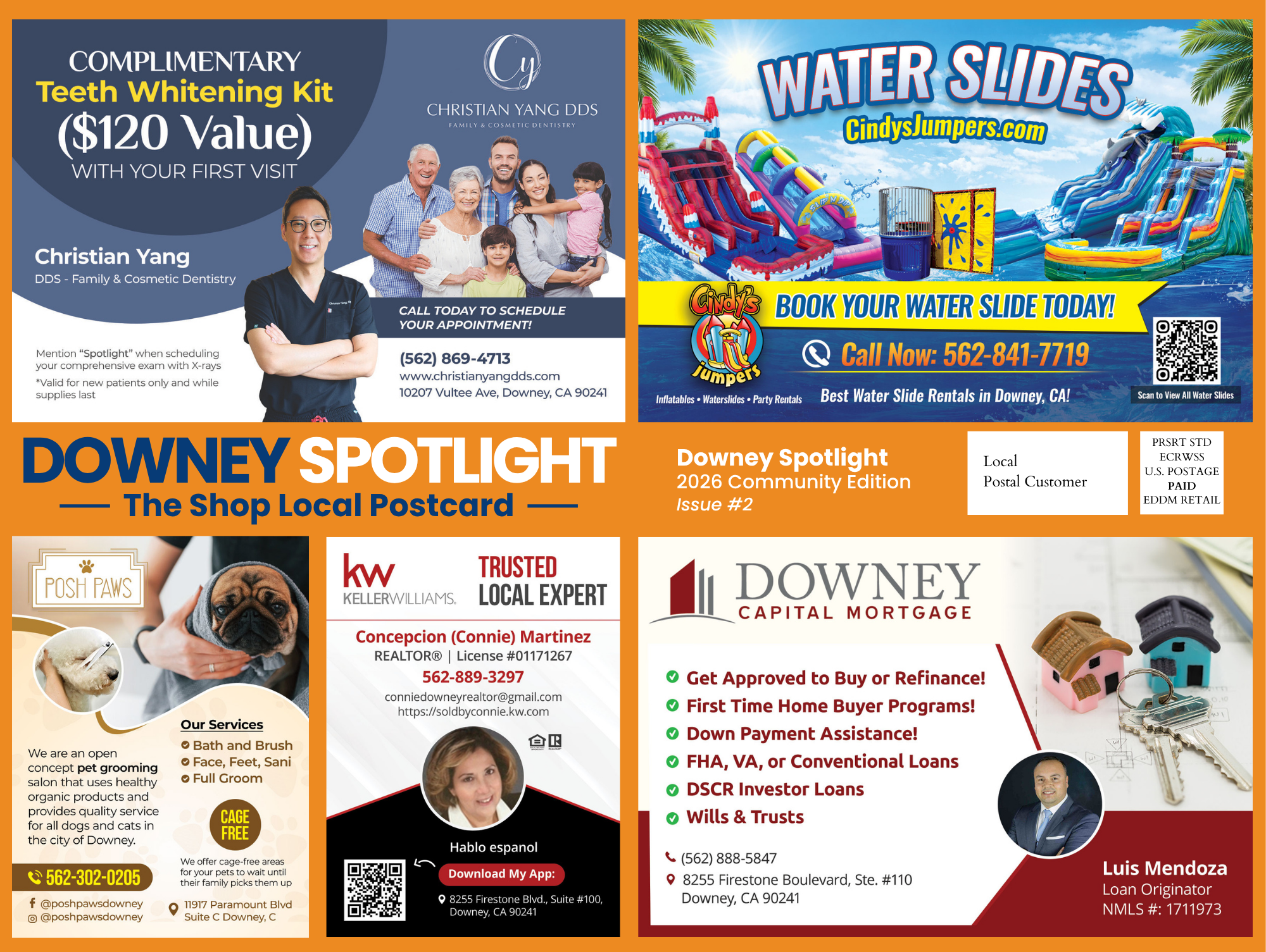 La Mirada Spotlight Postcard
