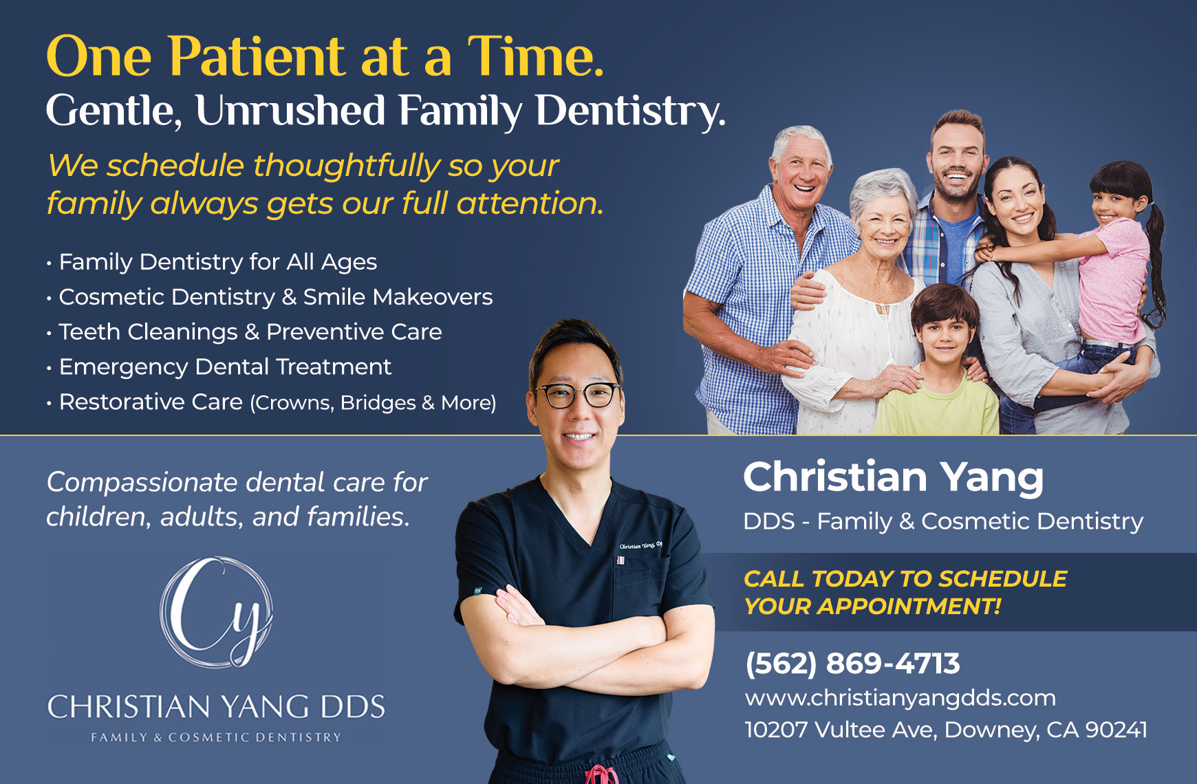 Dr. Christian Yang, DDS Design 1