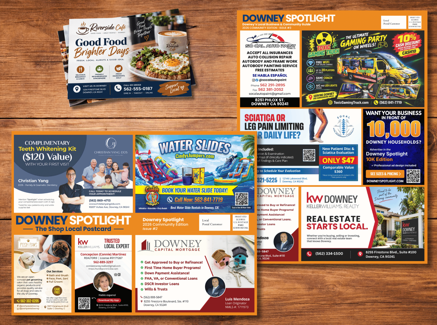 Downey Spotlight Media publications and Downey Thrive local business directory