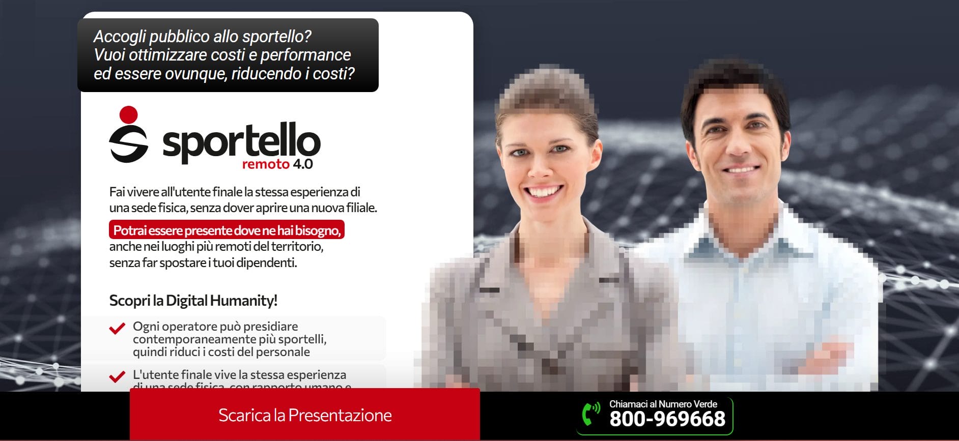 Sportello Remoto 4.0 – Accoglienza al pubblico