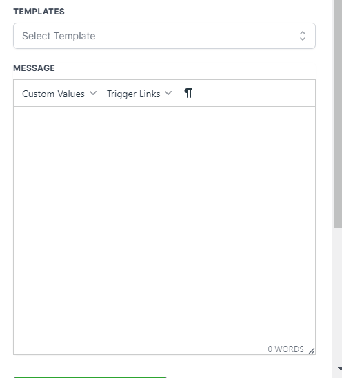 Esempio di utilizzo dei valori personalizzati del webhook in un'azione di comunicazione.