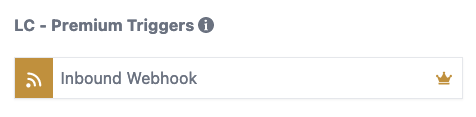 Panoramica in 3 passaggi del trigger Inbound Webhook.