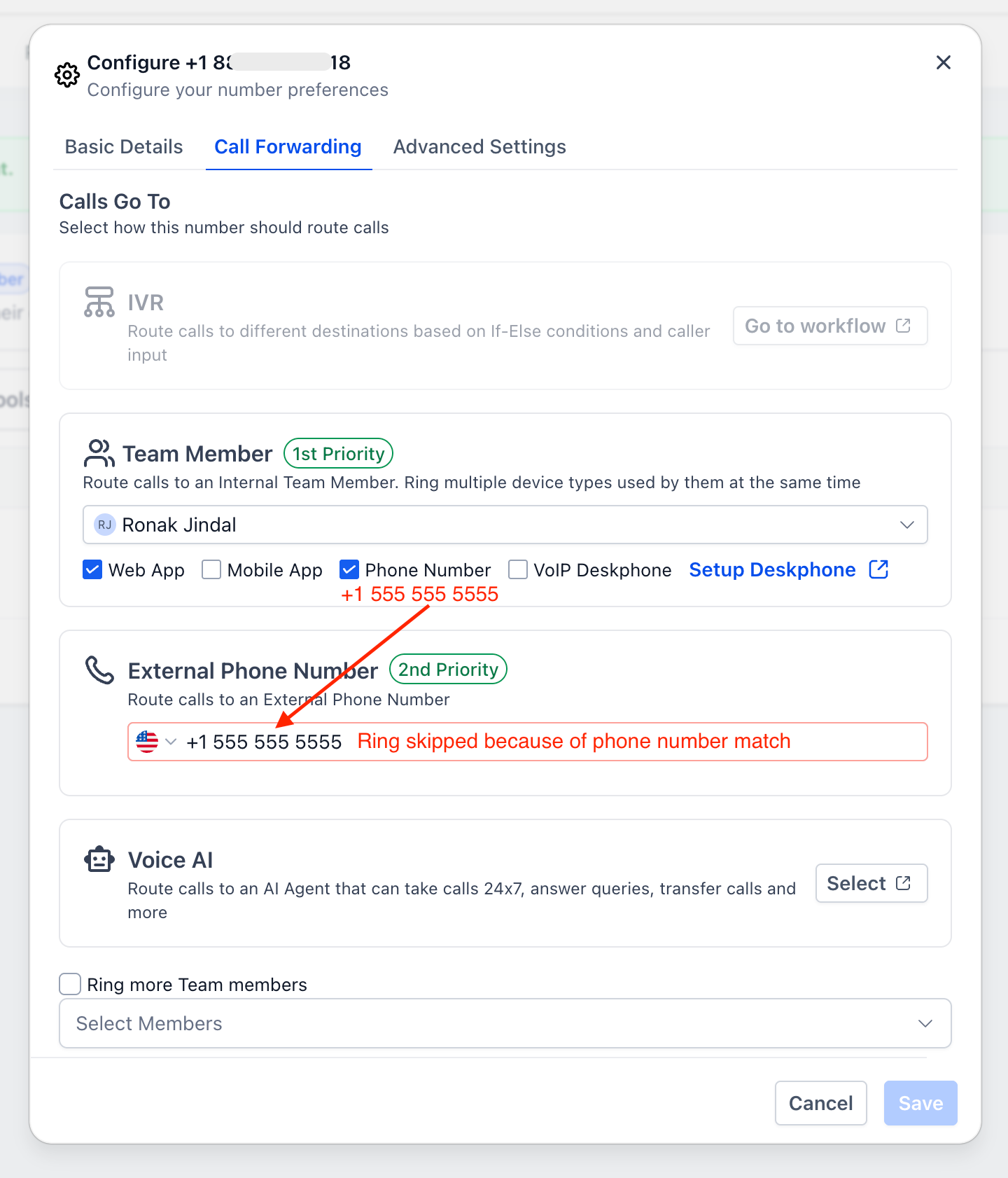 Esempio di come impostare un giorno di ferie o di assenza per non ricevere chiamate in Futuria CRM.