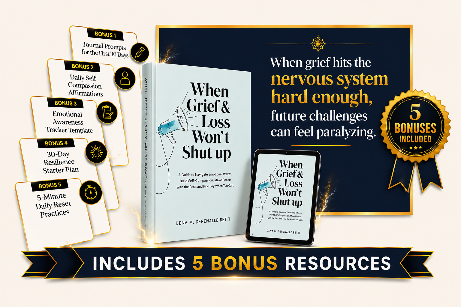 When Grief and Loss Won't Shut Up book and bonuses