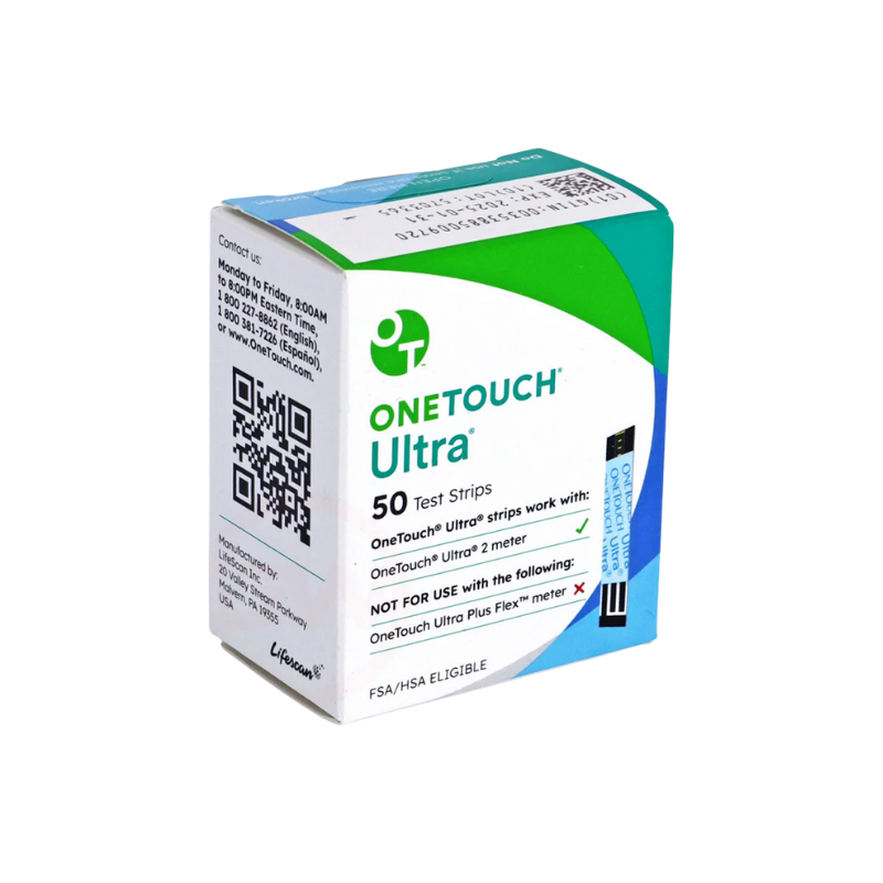 OneTouch Ultra Test Strips 50ct – Diabetic Direct Discount