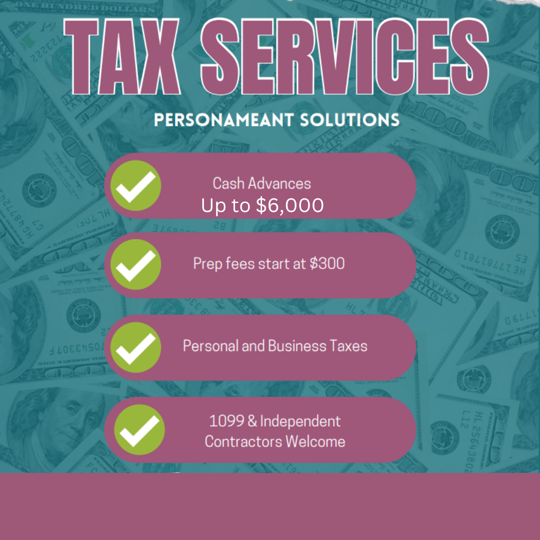 Personameant Solutions Tax Preparation Services Fayetteville NC