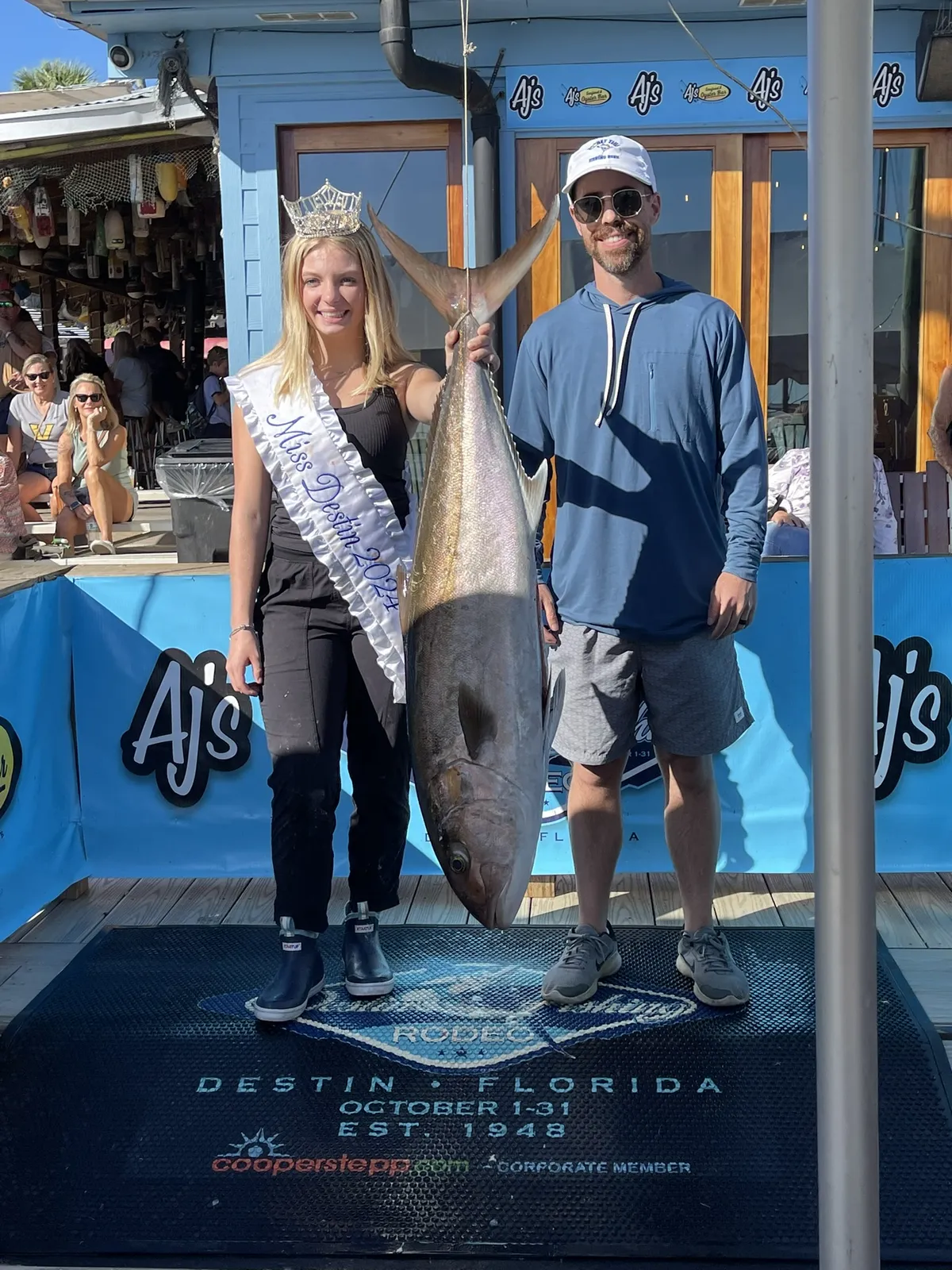 Gulf of Mexico fish cleaning at Two Georges Marina after a Catch 22 trip