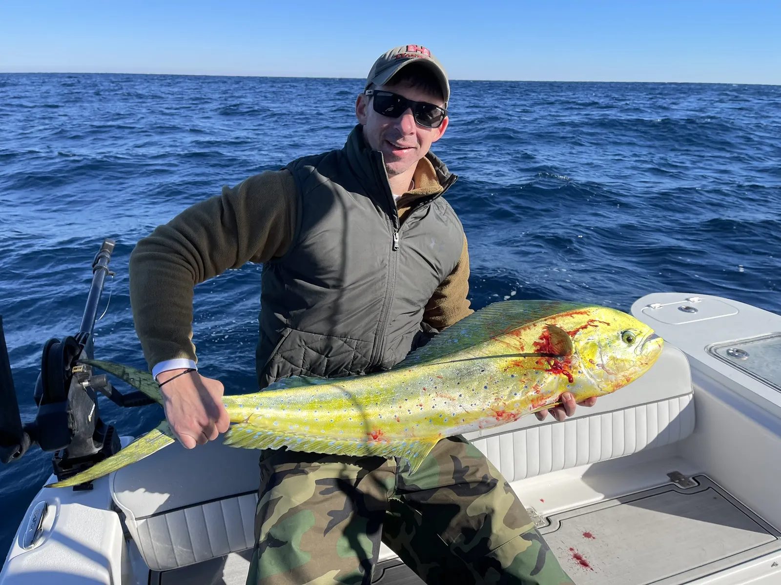 Trophy king mackerel caught trolling out of Destin on a Catch 22 charter