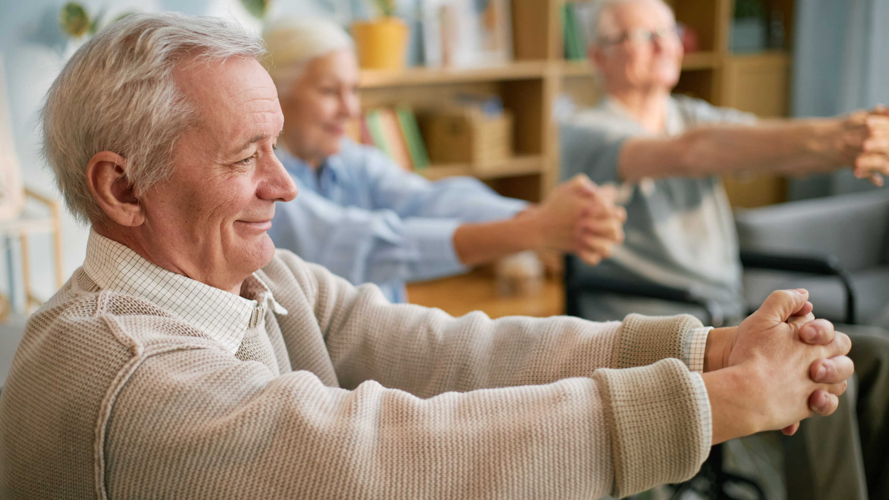 guided stretching for arthritis patients by home care services in Lakewood CA