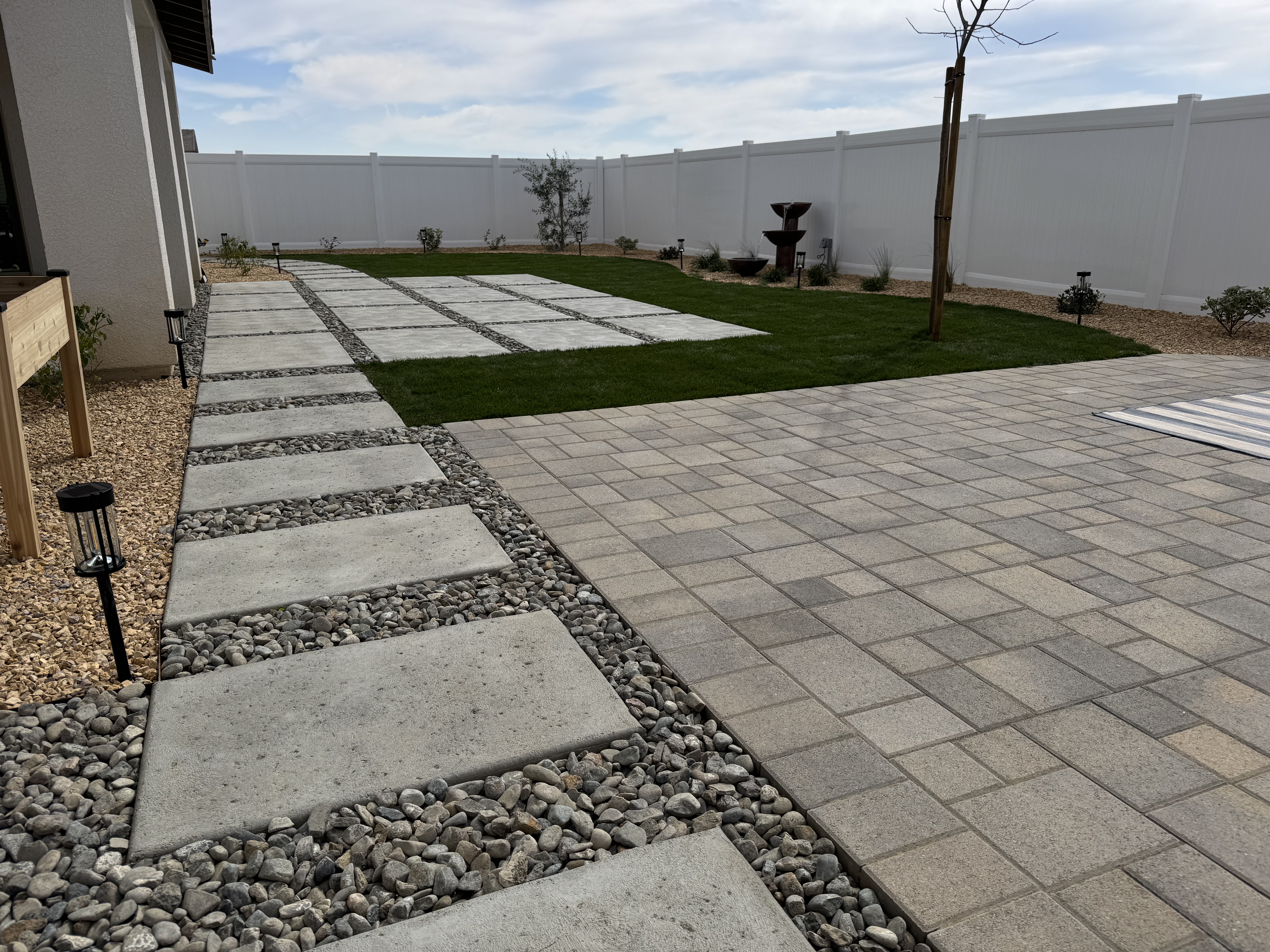 Paver patio and hardscape installation in Bakersfield California