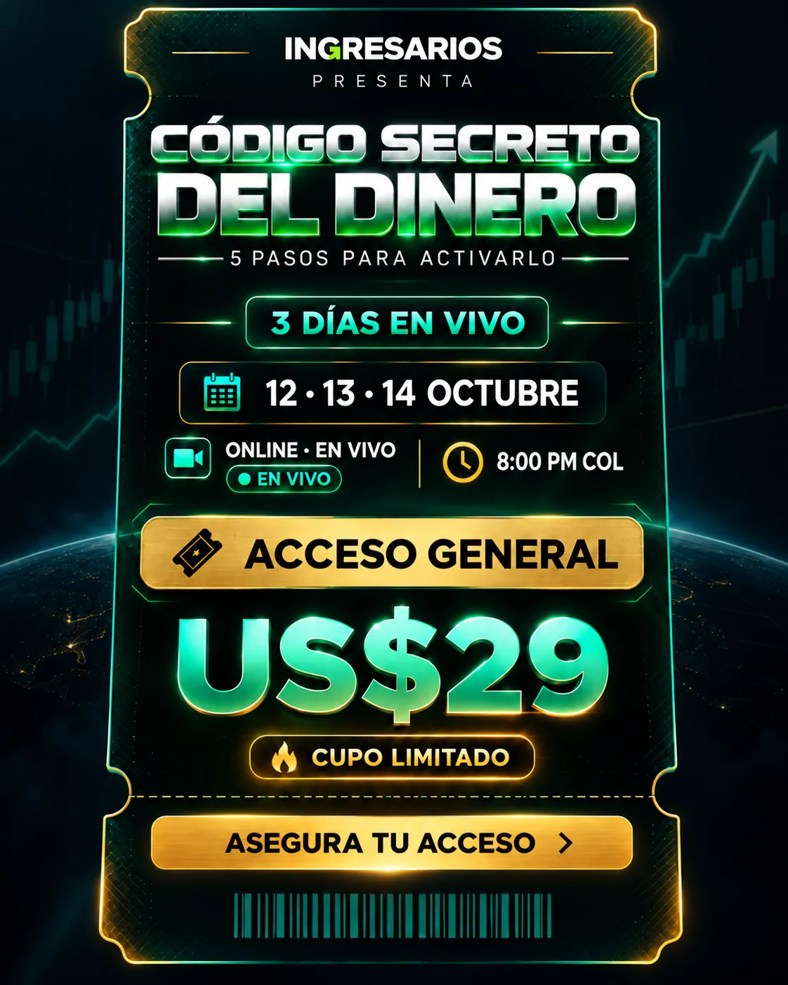 El Código Secreto del Dinero — Mockup de entregables