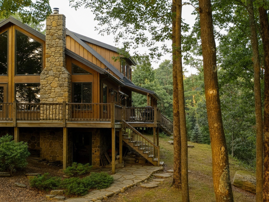 Mountain homes and cabins near Boone, North Carolina