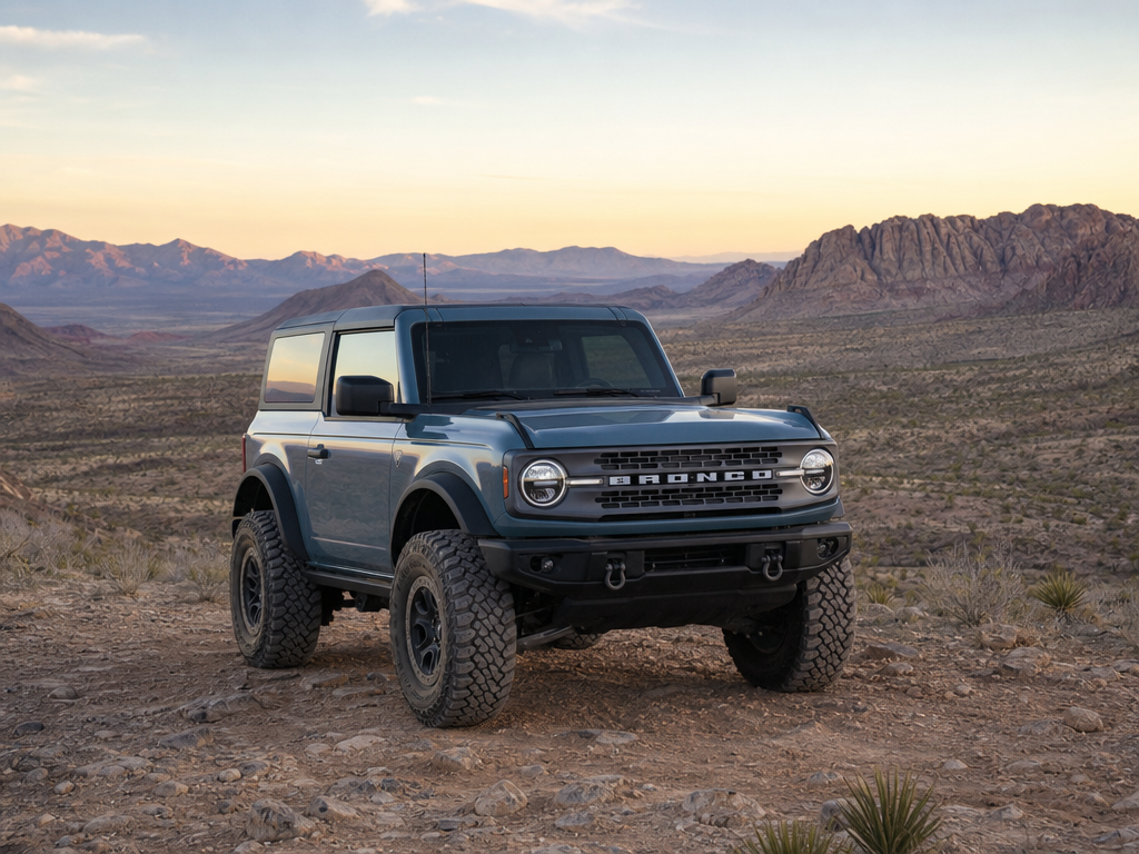 Project Iron Mesa Ford Bronco on Big Bend area desert terrain
