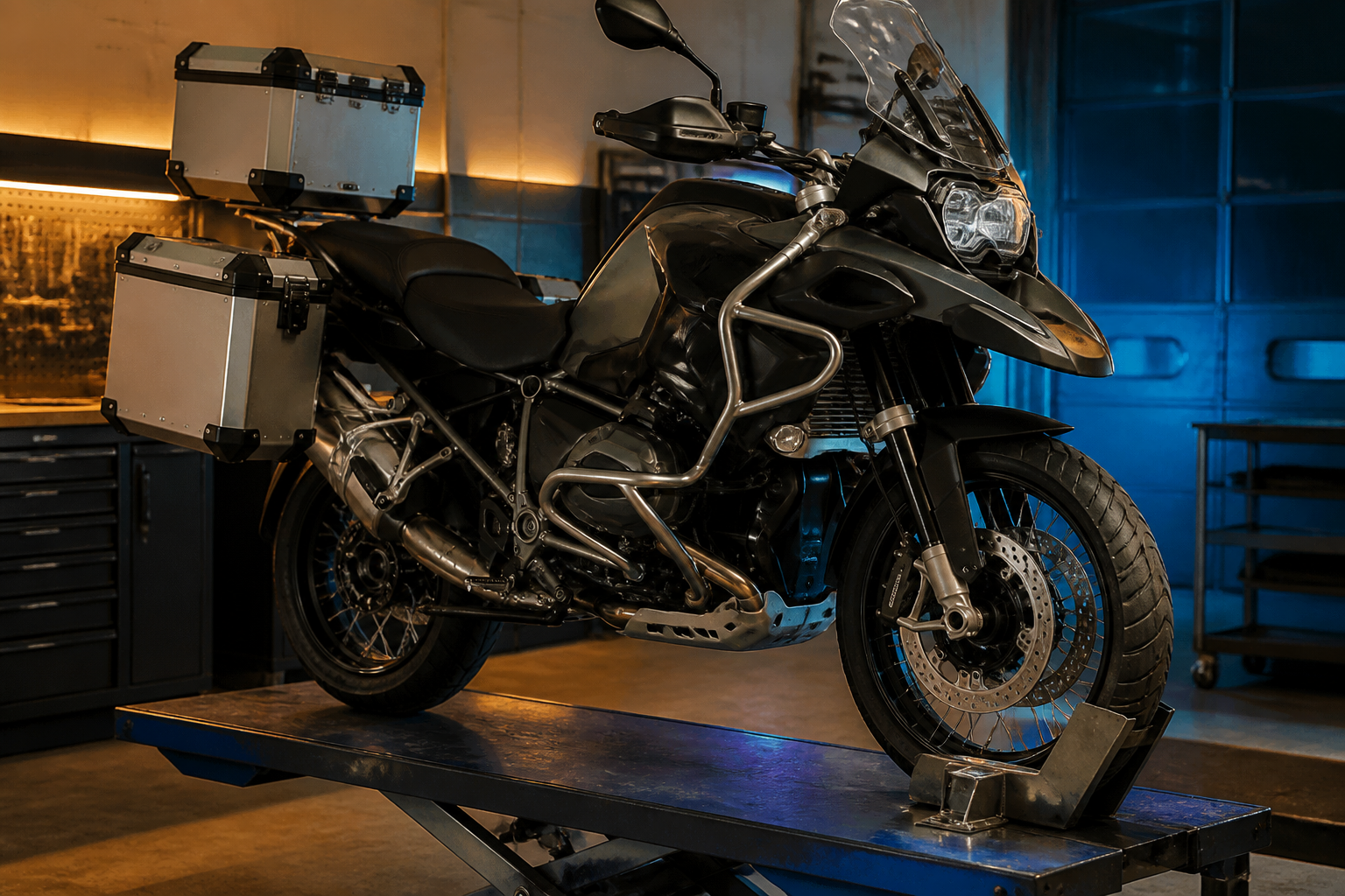 BMW GS adventure build in Miami
