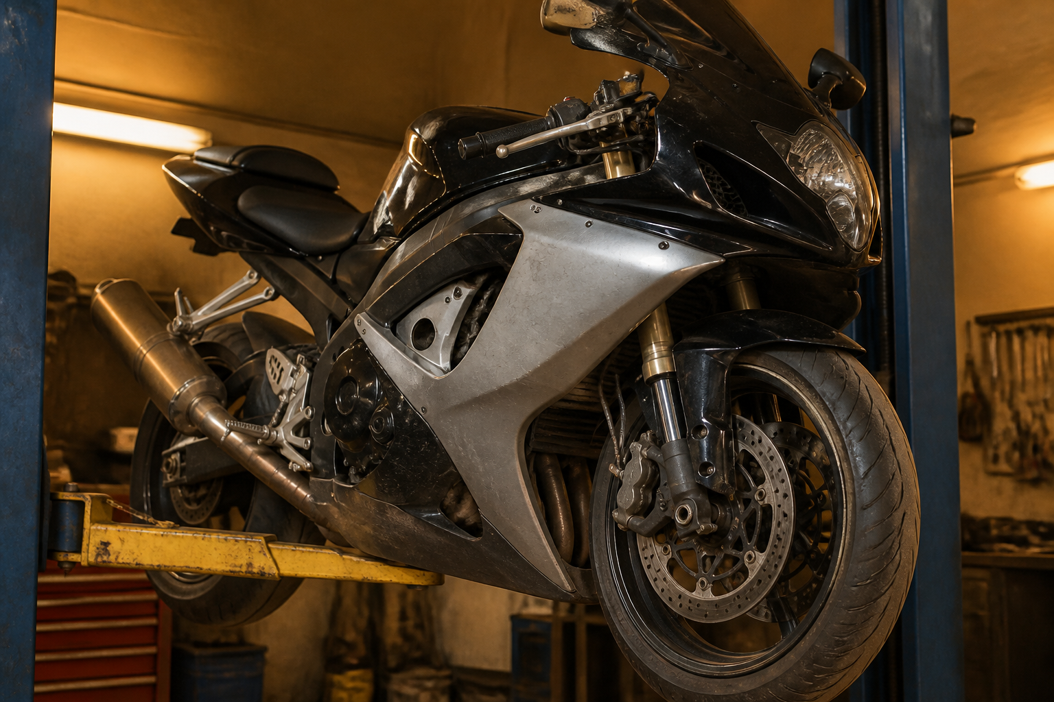 Used Suzuki GSX-R inspection in Miami