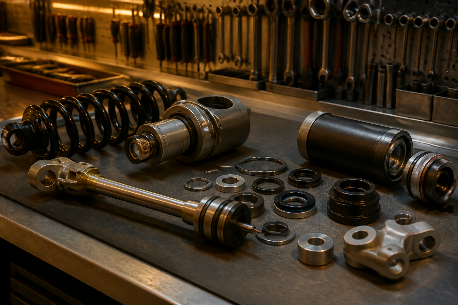 Motorcycle shock rebuild and revalve in Miami