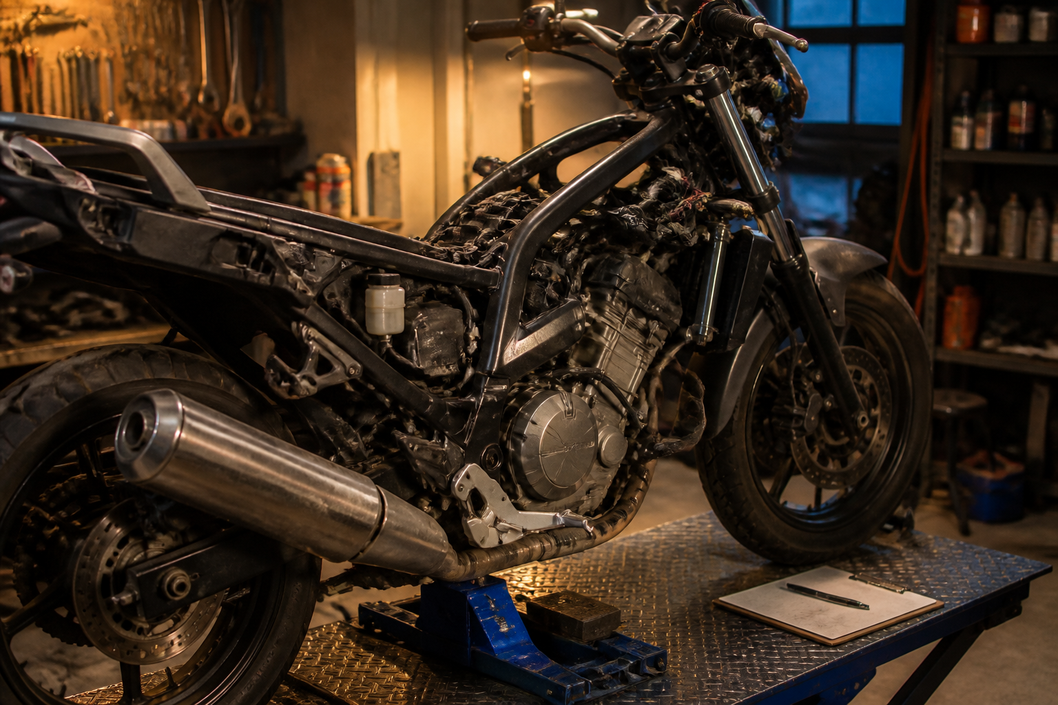Used motorcycle inspection in Miami