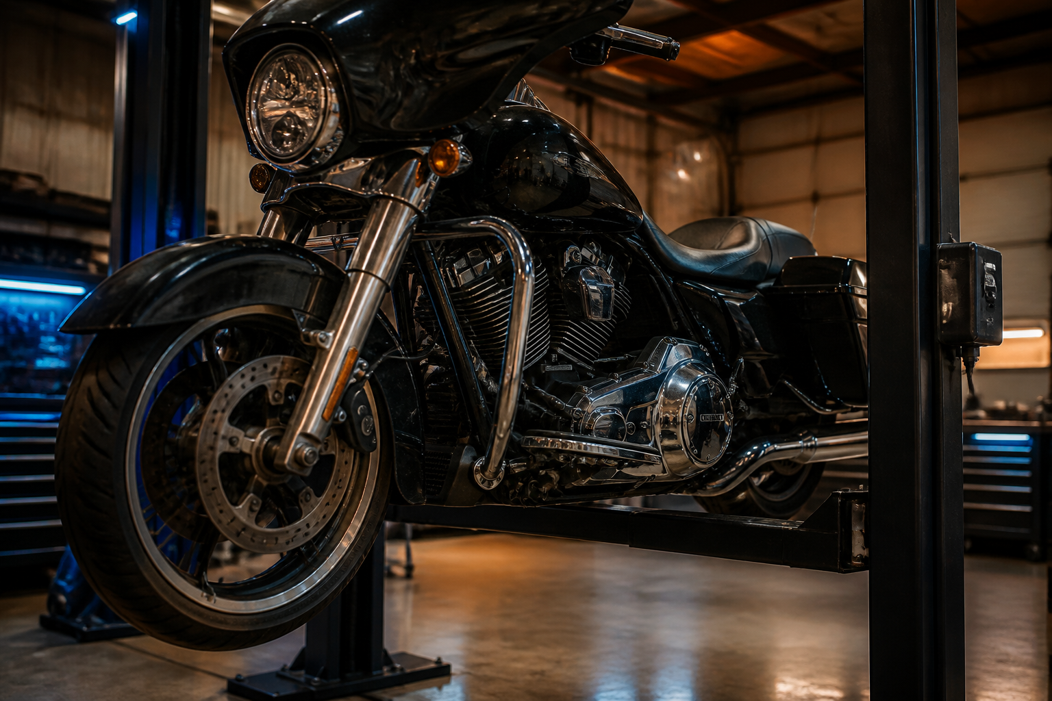 Used Harley Street Glide inspection in Miami