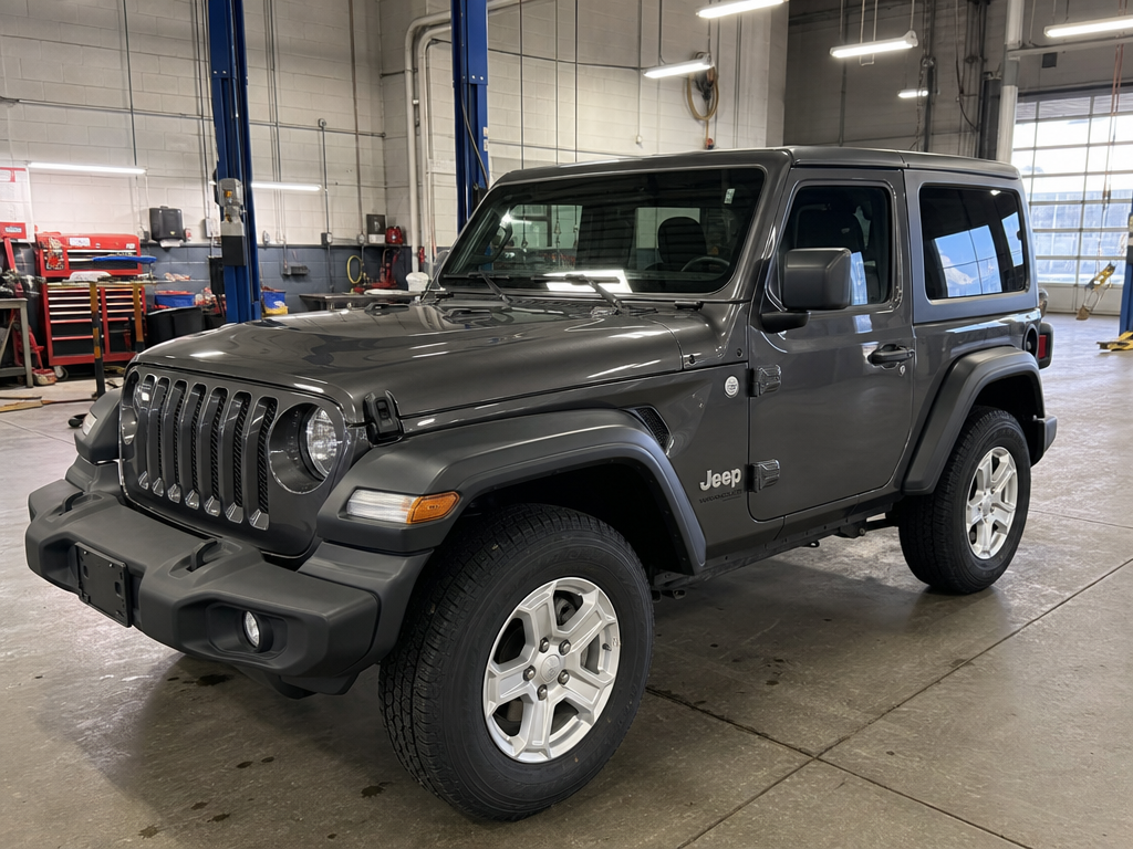 2022 Jeep Wrangler JL Sport before build at Iron Ridge Off-Road