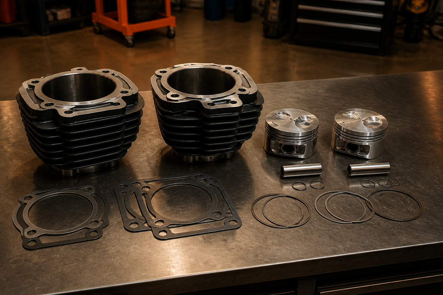 Harley Stage 3 big bore build in Miami